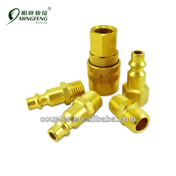 PC Air Tool Hose Compressor Brass Quick Coupler Set